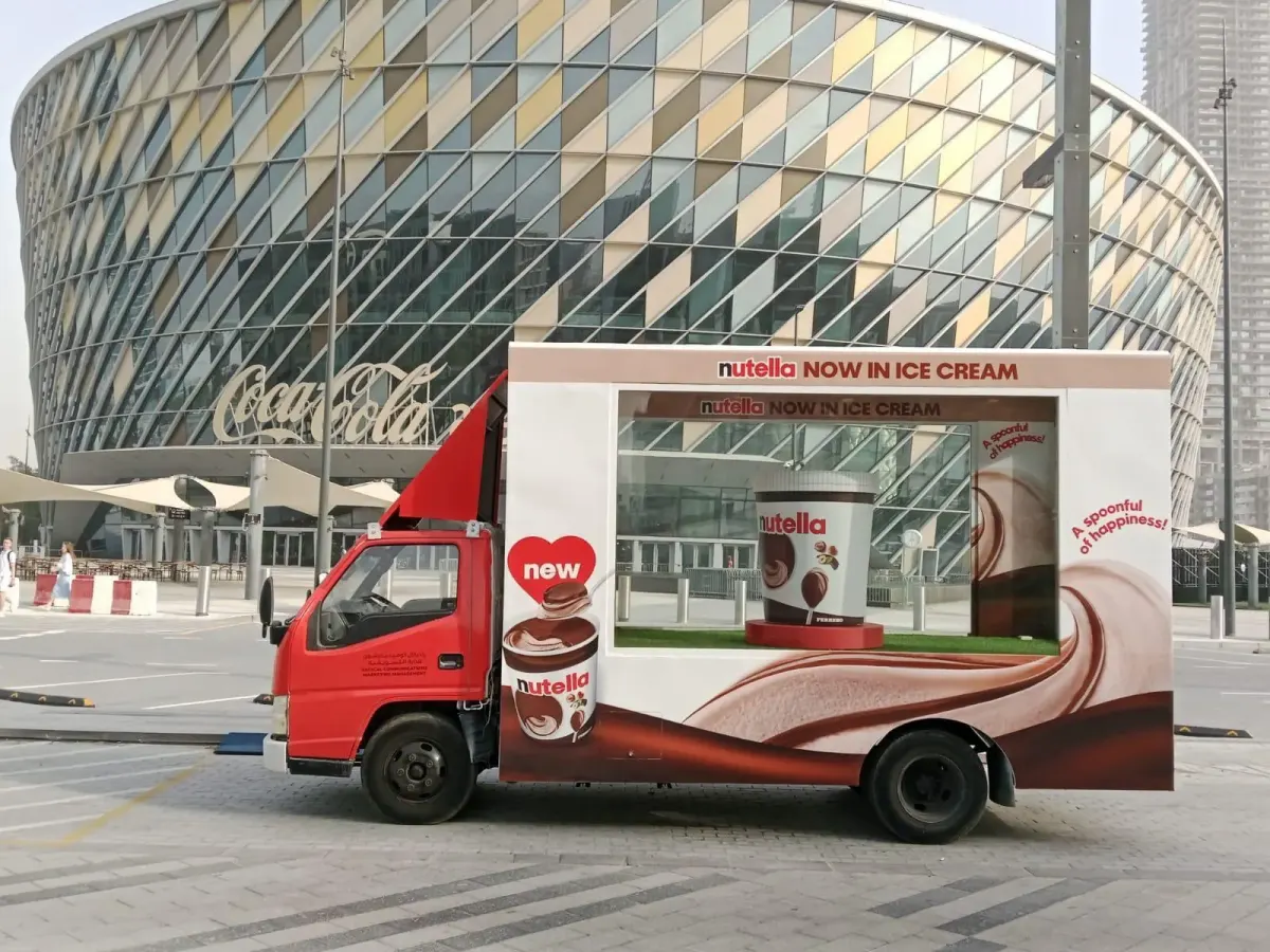 Mobile activation truck on the road in Dubai (14)